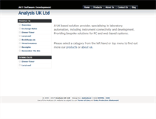 Tablet Screenshot of analysisuk.com